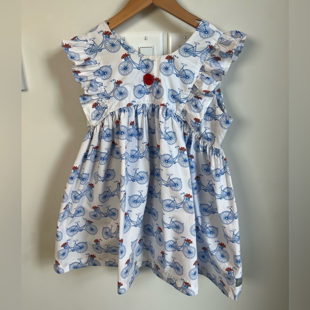 Eleanor Rose Bicycle Print “Lacey Top” Size 14-16 Youth Girls